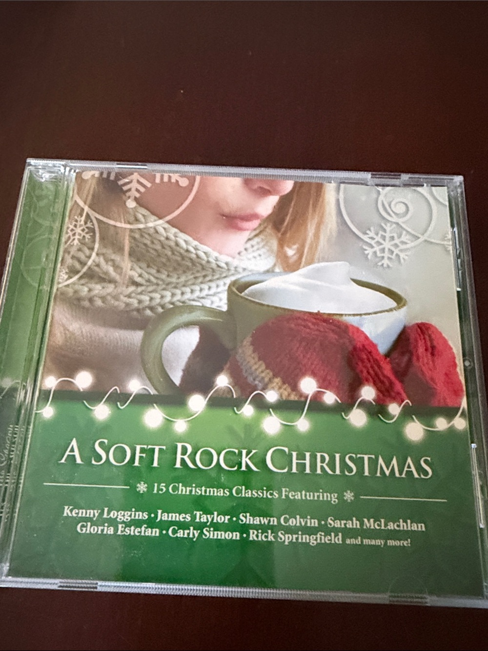 Sony A Soft Rock Christmas CD - Green & Red